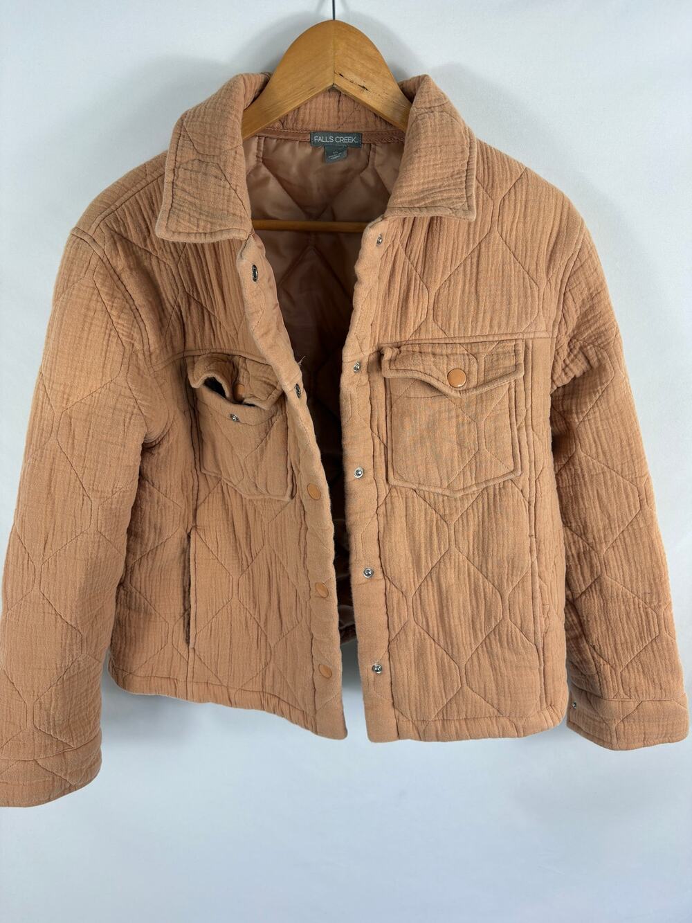 Falls Creek Quilted Orange Jacket Size XL